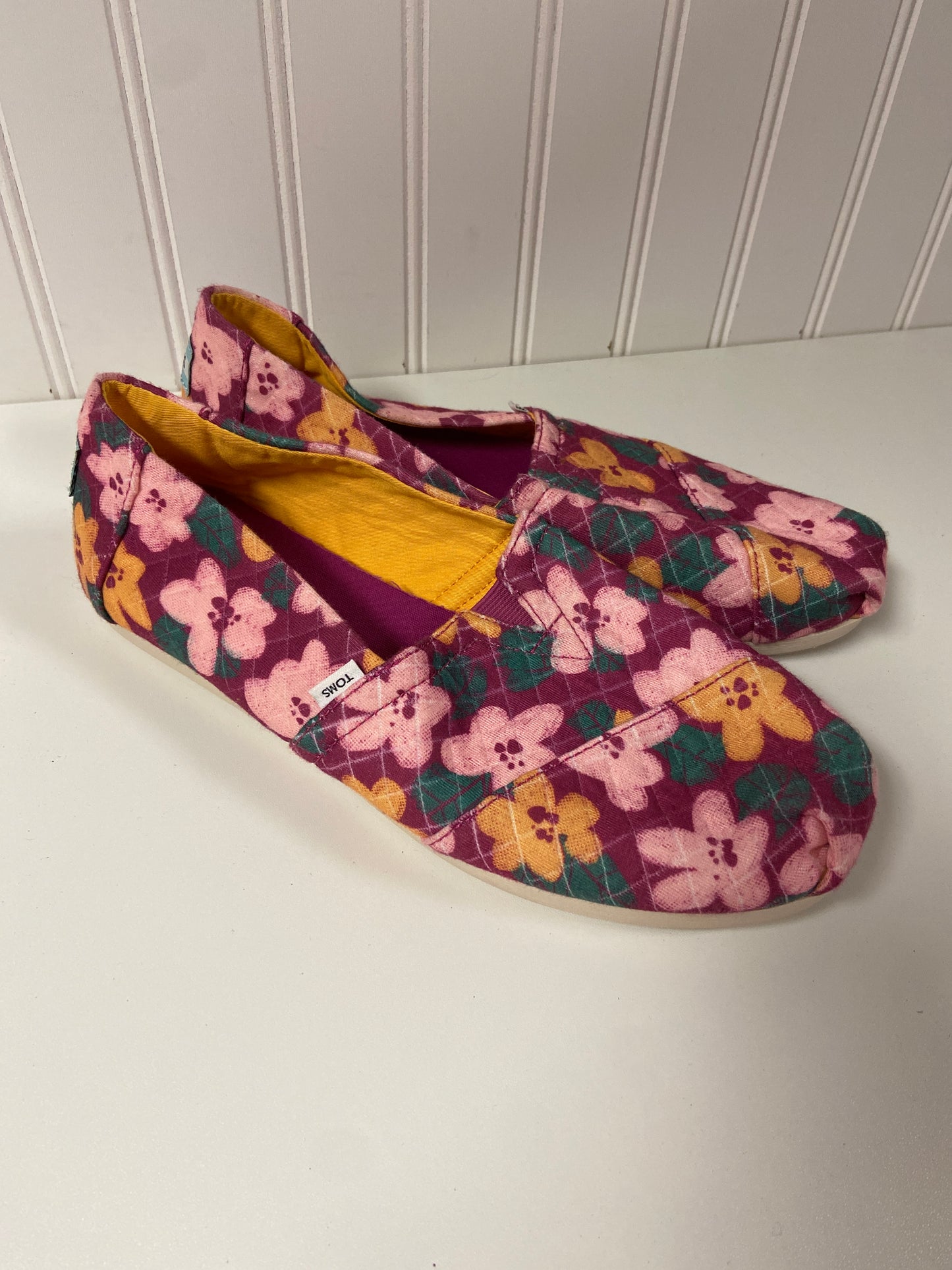 Shoes Flats By Toms In Purple, Size: 7.5