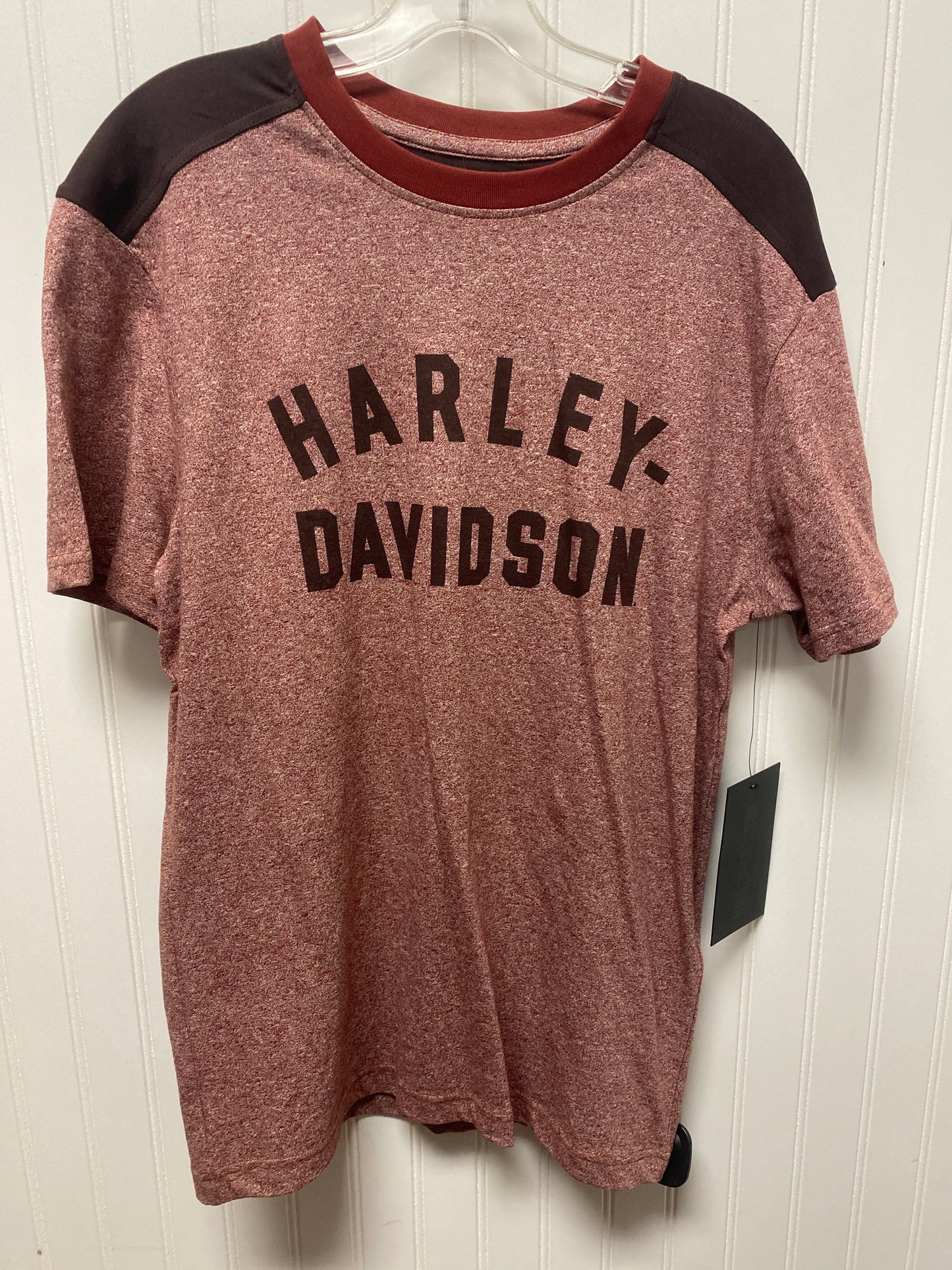 Top Short Sleeve Basic By Harley Davidson In Red, Size: S