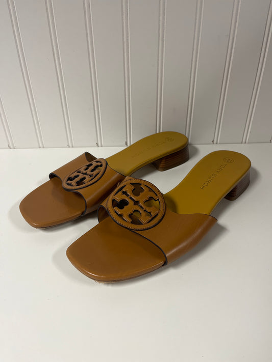 Sandals Designer By Tory Burch In Tan, Size: 10.5