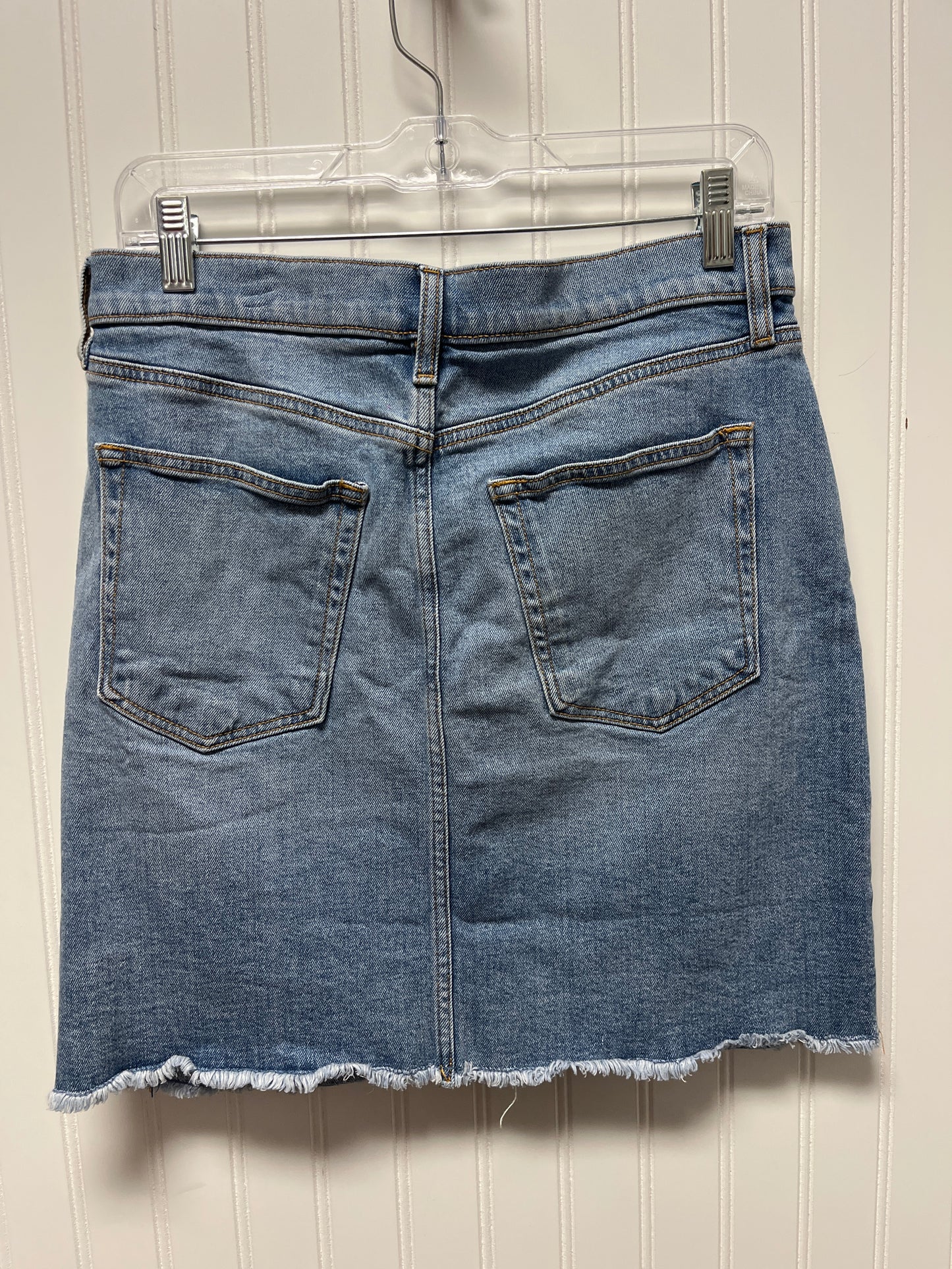 Skirt Mini & Short By Loft In Blue Denim, Size: 6