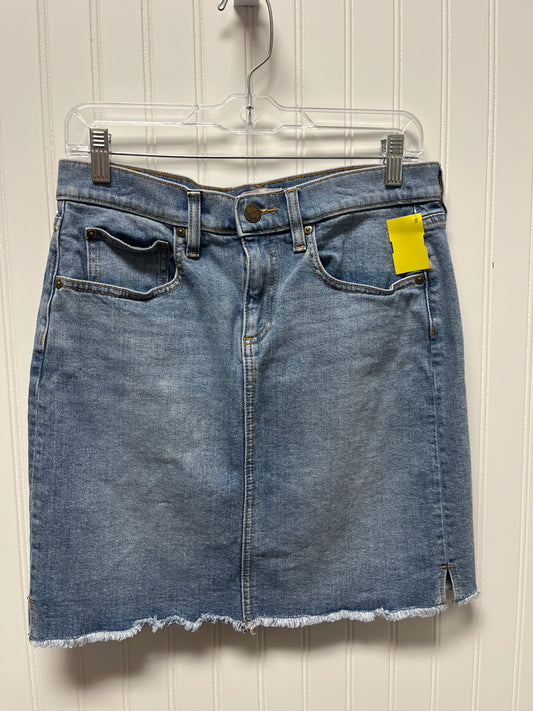 Skirt Mini & Short By Loft In Blue Denim, Size: 6