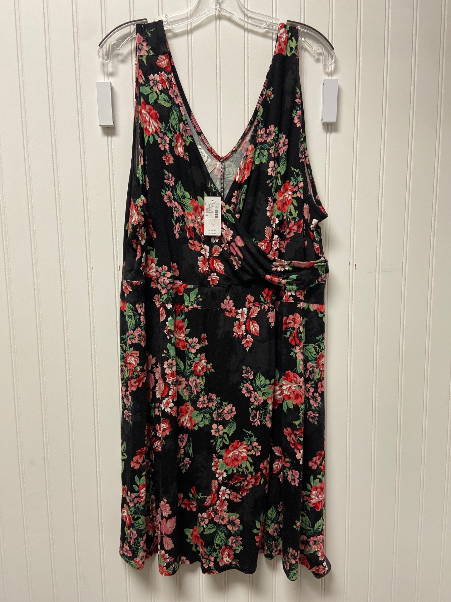 Dress Casual Short By Maurices In Black, Size: 2x