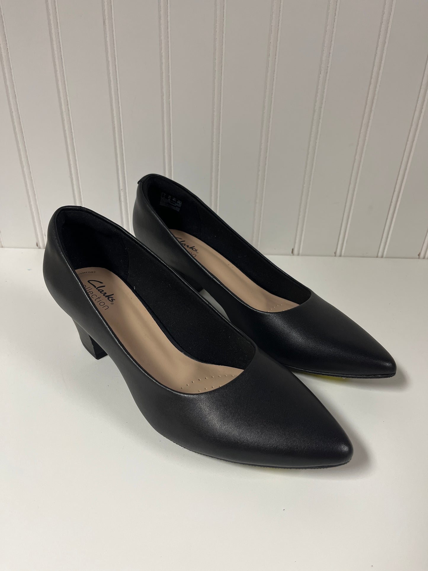 Shoes Heels Block By Clarks In Black, Size: 8.5