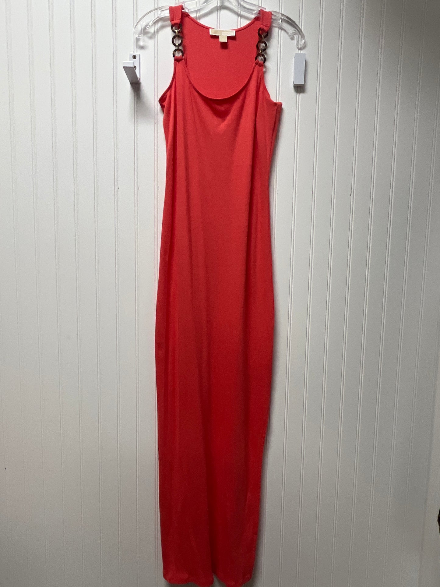 Dress Casual Maxi By Michael By Michael Kors In Coral, Size: Xs