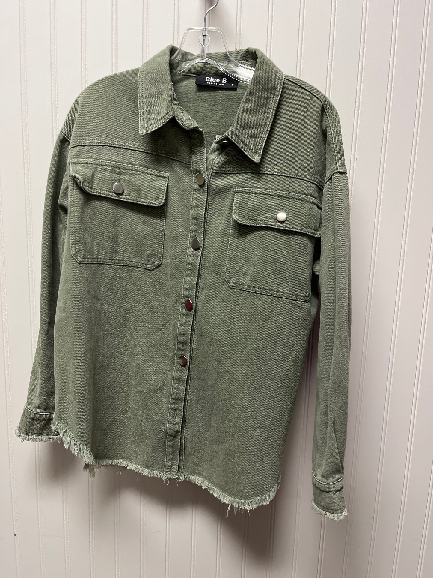 Jacket Denim By Cmc In Green, Size: S