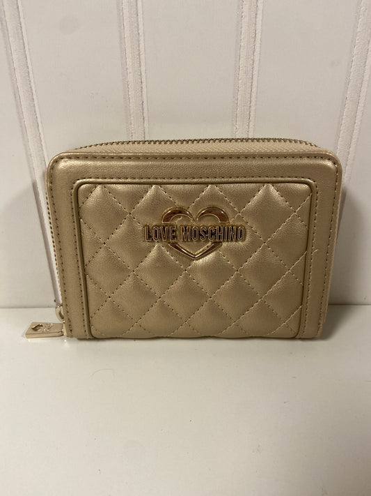 Wallet Leather By Love Moschino, Size: Small