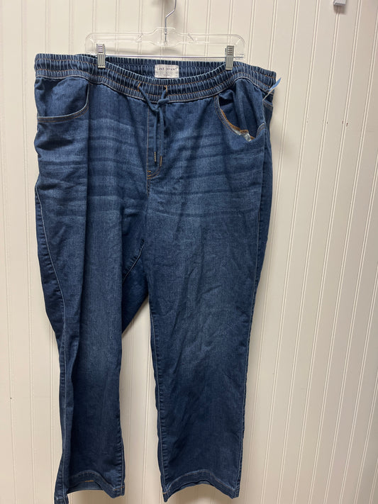 Jeans Straight By Lane Bryant In Blue Denim, Size: 22