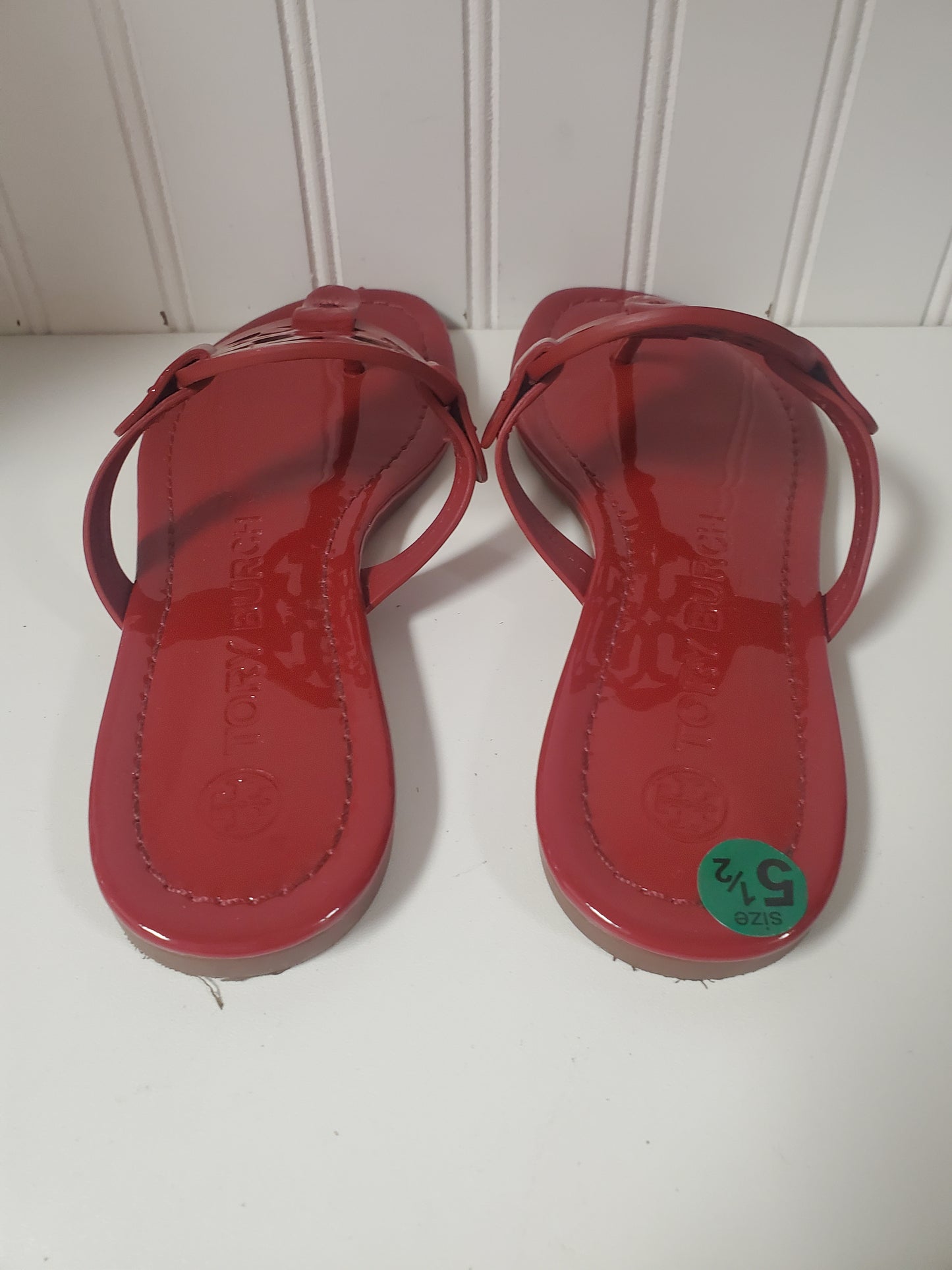 Sandals Designer By Tory Burch In Red, Size: 5.5