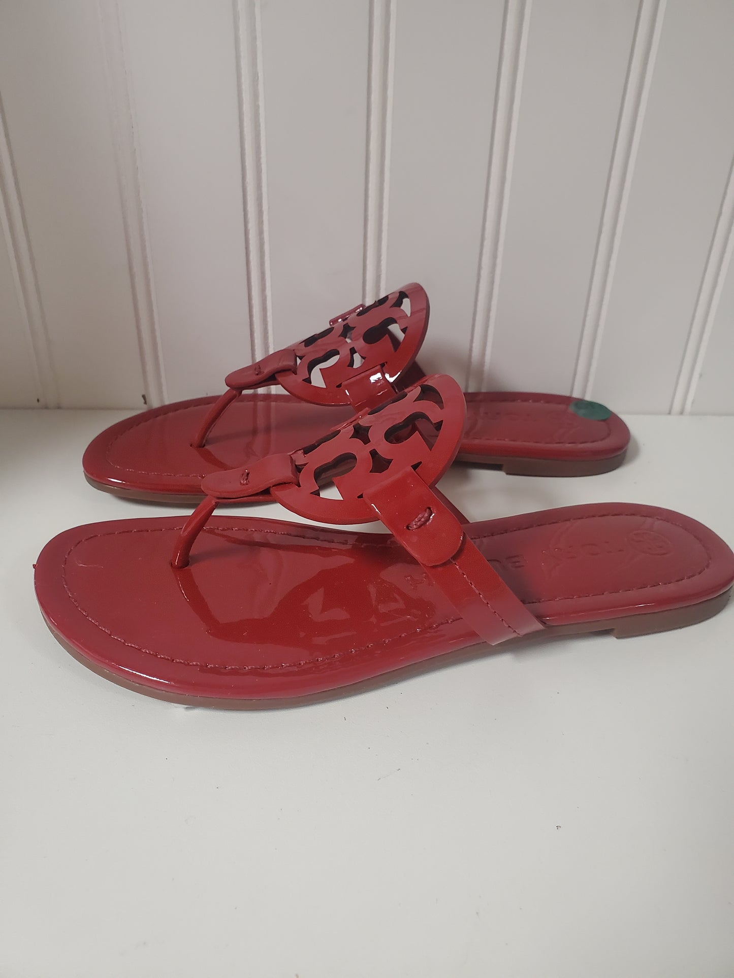 Sandals Designer By Tory Burch In Red, Size: 5.5