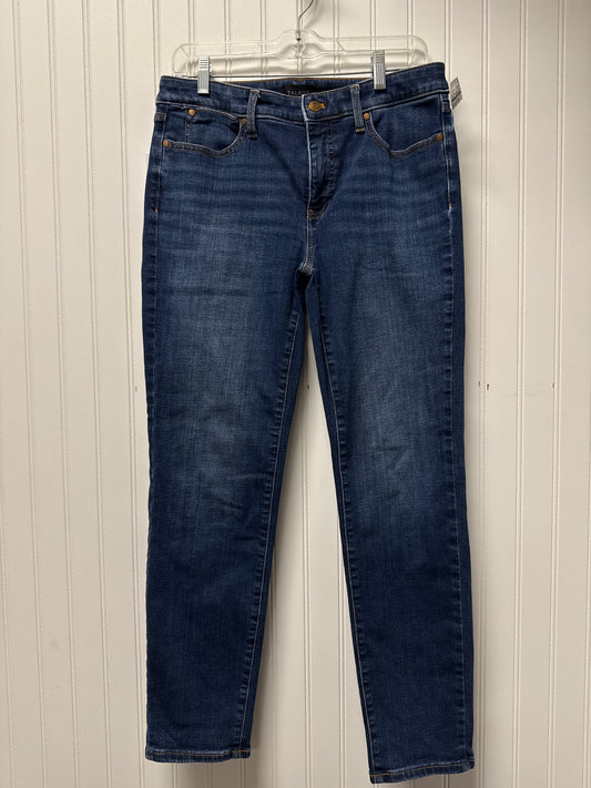 Jeans Skinny By Talbots In Blue Denim, Size: 6