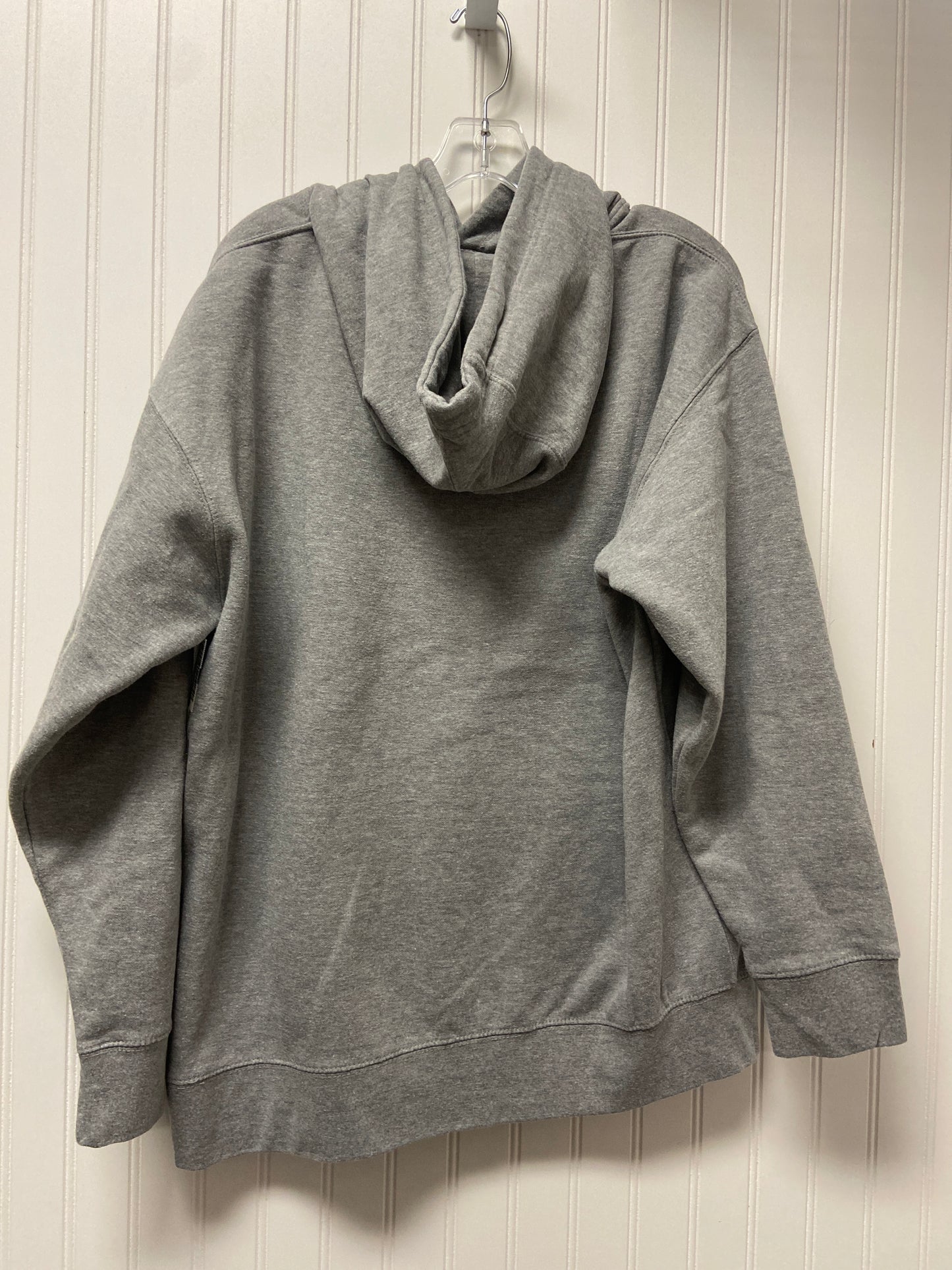 Sweatshirt Hoodie By Clothes Mentor In Grey, Size: Xl