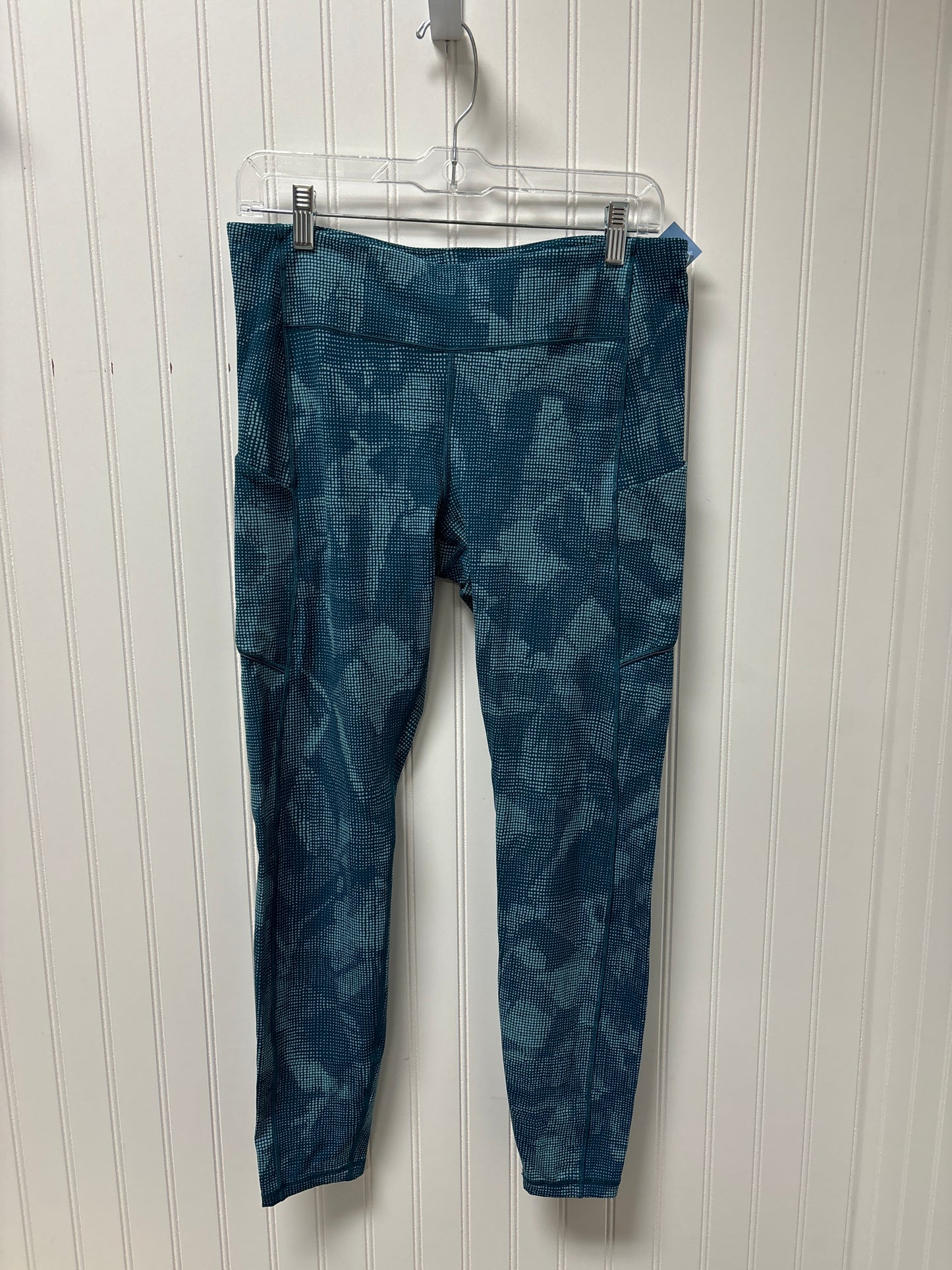 Athletic Leggings By Lululemon In Blue, Size: M