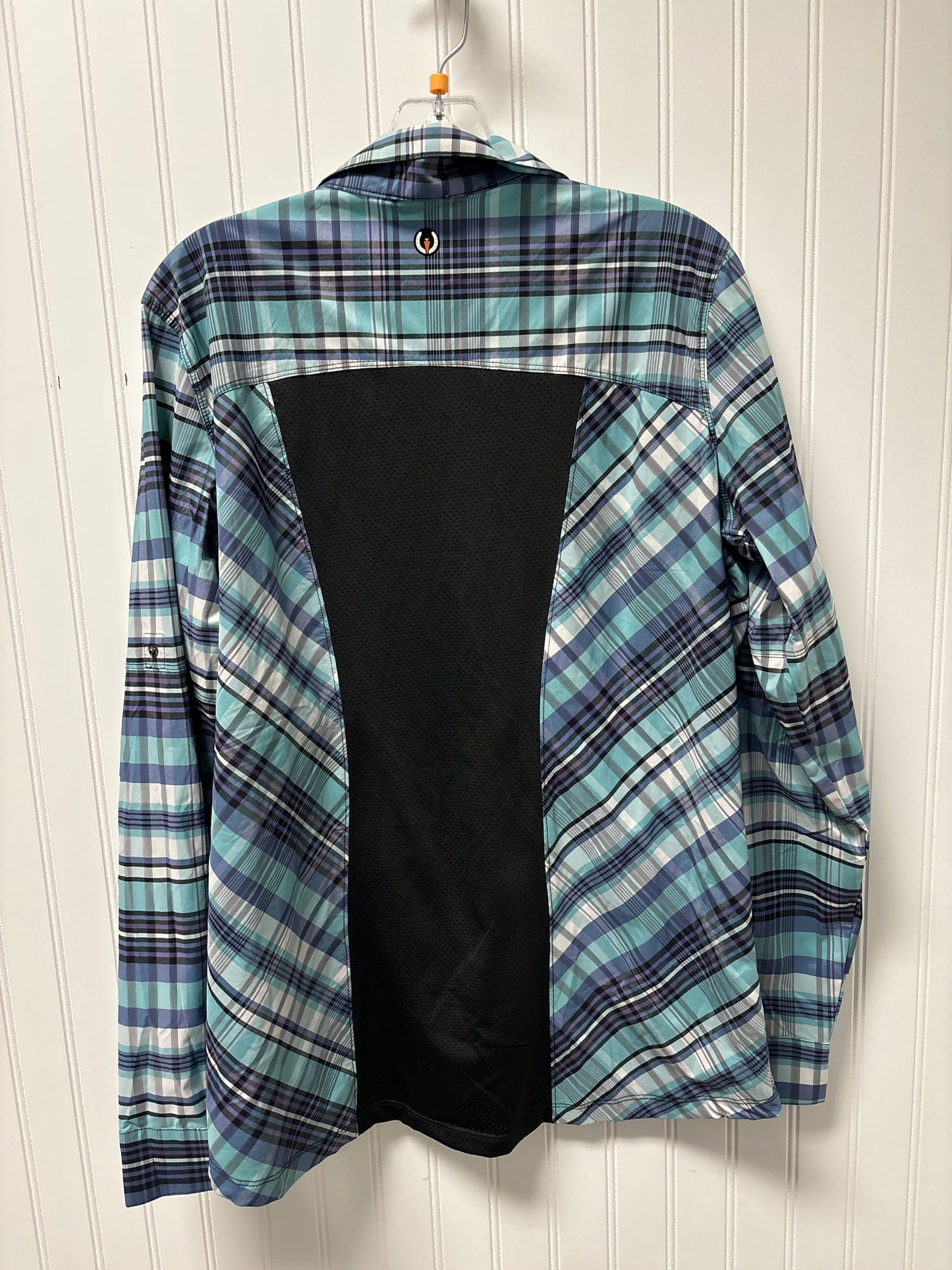 Top Long Sleeve By Cmb In Blue, Size: L