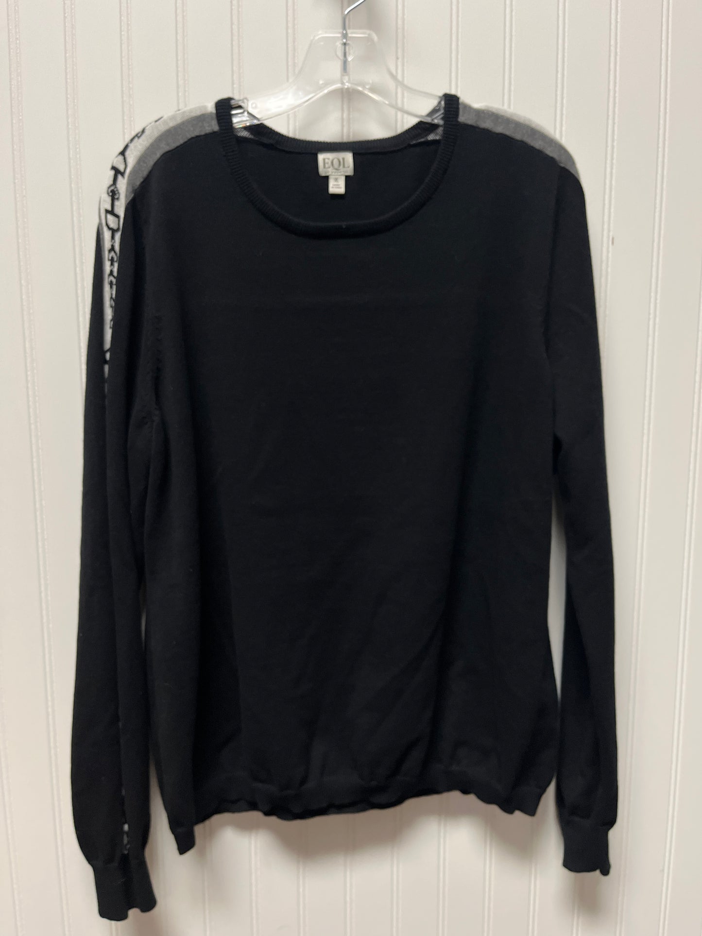 Sweater By Cmb In Black & White, Size: XL