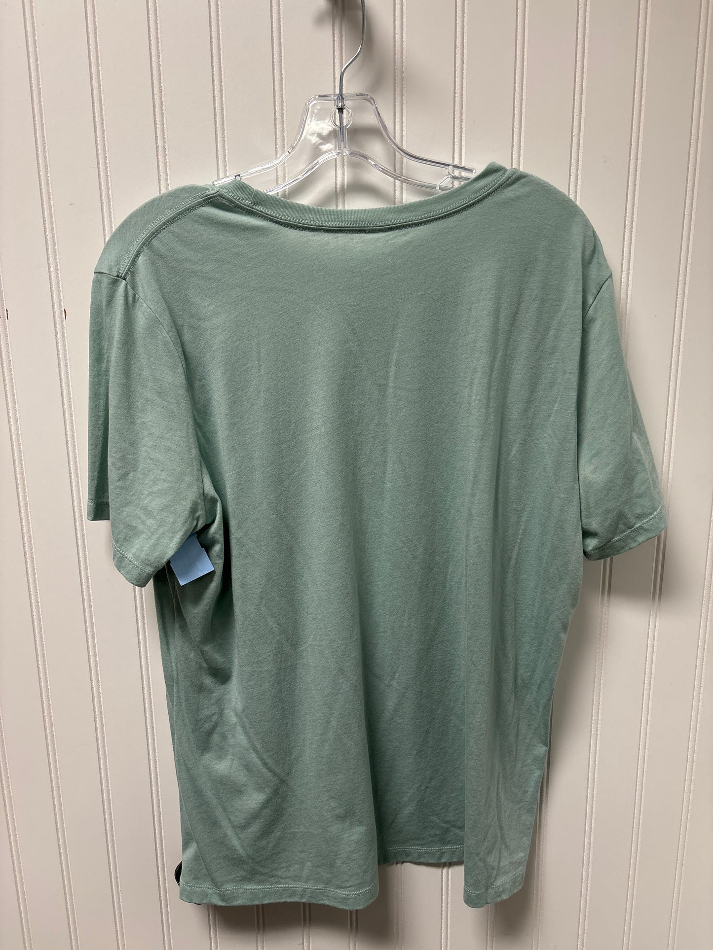 Top Short Sleeve Basic By EQL In Green, Size: Xl