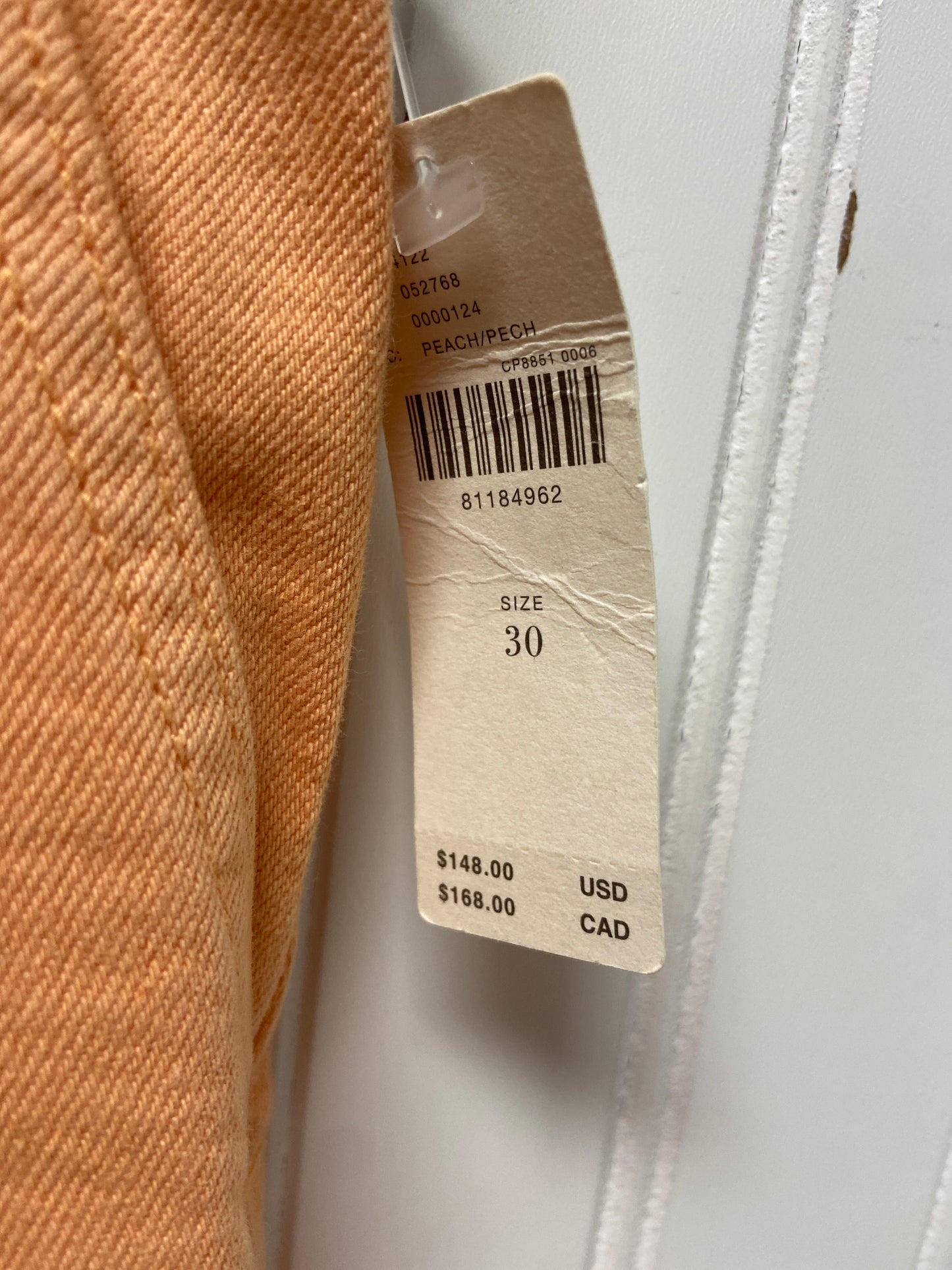 Jeans Flared By Pilcro In Orange Denim, Size: 10