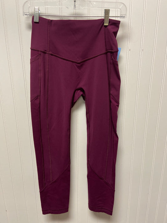 Athletic Leggings By Lululemon In Purple, Size: S