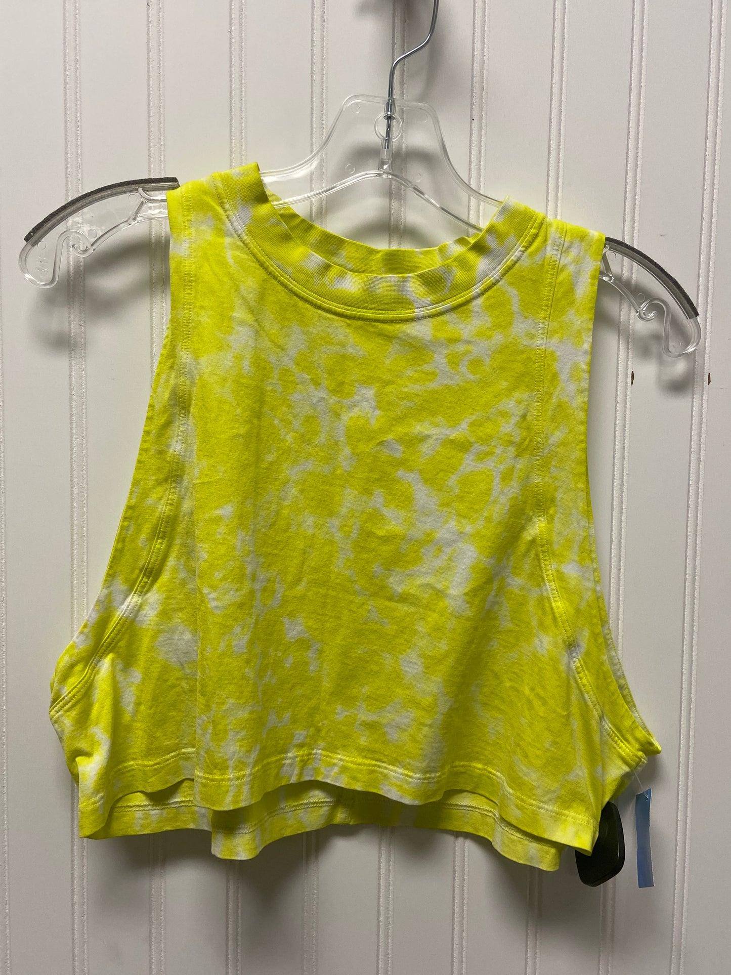 Athletic Tank Top By Lululemon In Yellow, Size: M