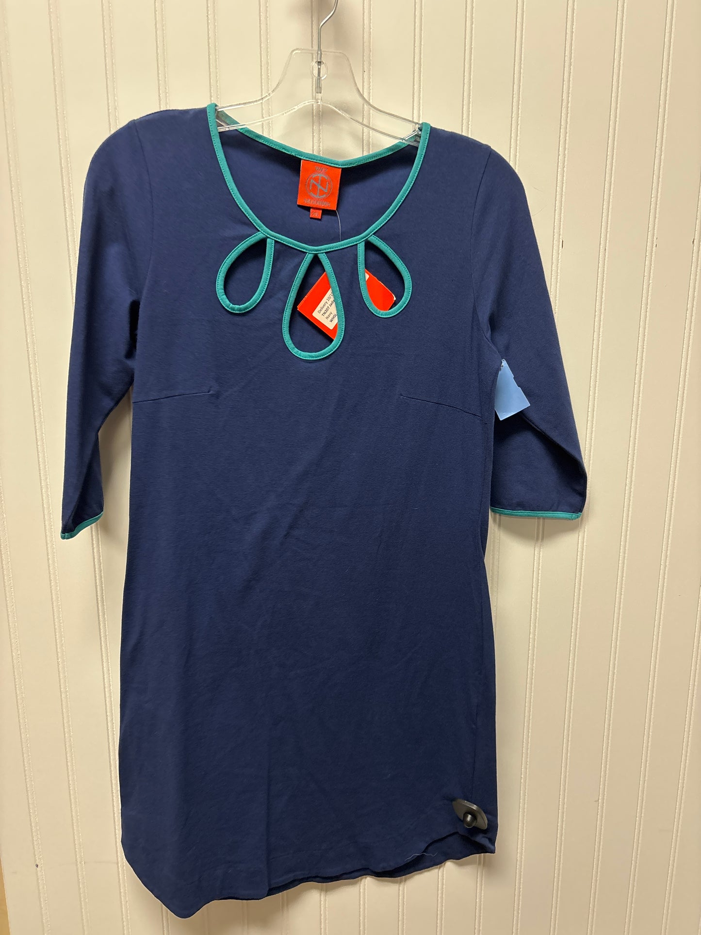 Dress Casual Short By Tracy Evans In Blue, Size: Xs