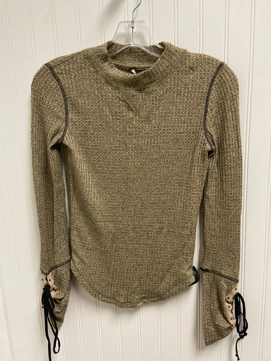 Top Long Sleeve Basic By Free People In Green, Size: Xs