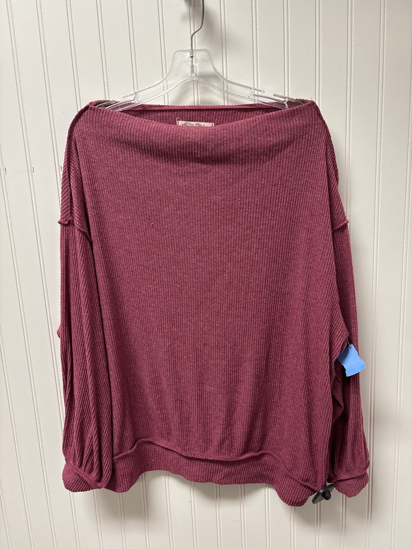 Top Long Sleeve By We The Free In Purple, Size: S