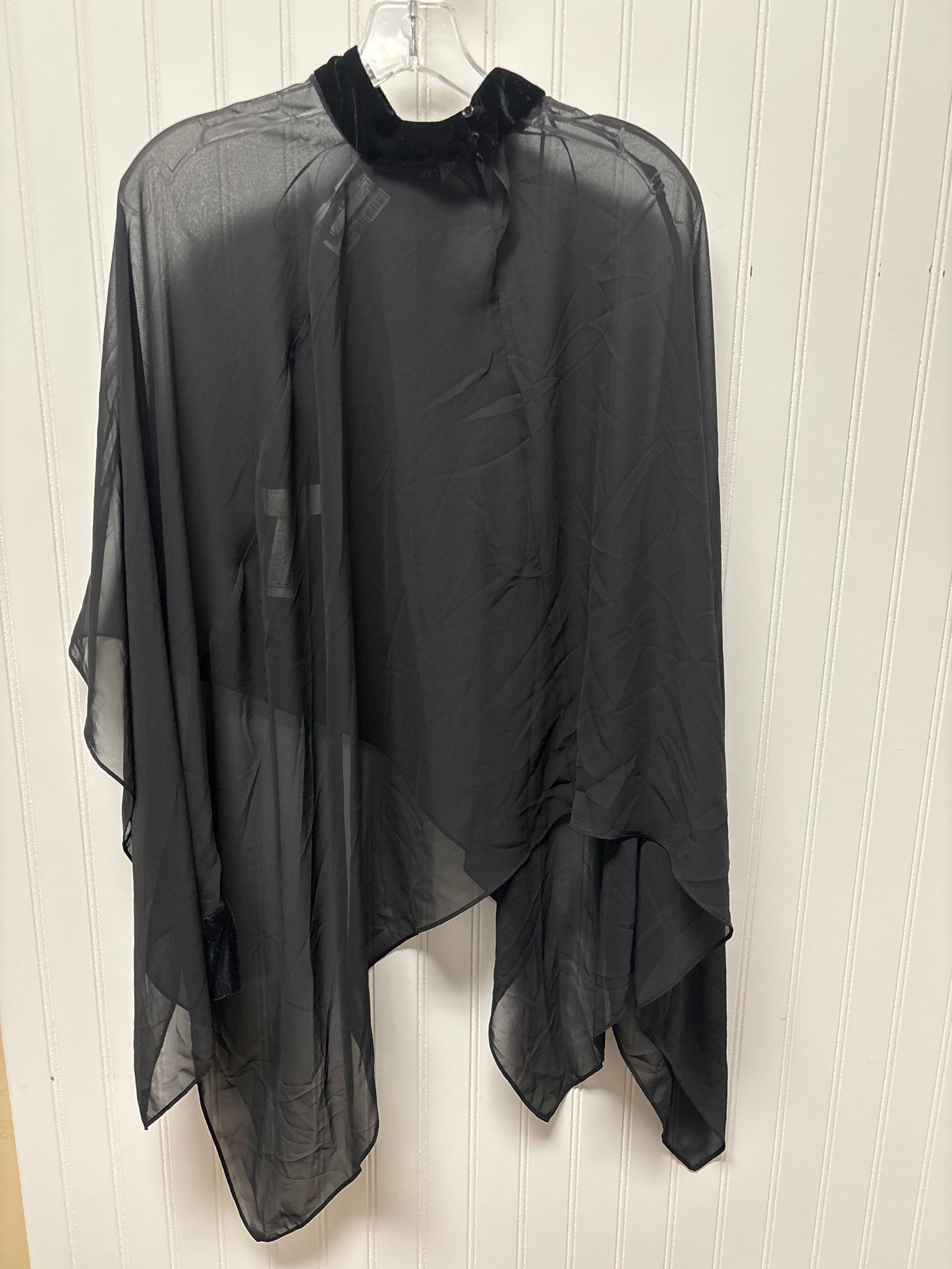 Top Long Sleeve By Zara In Black, Size: S