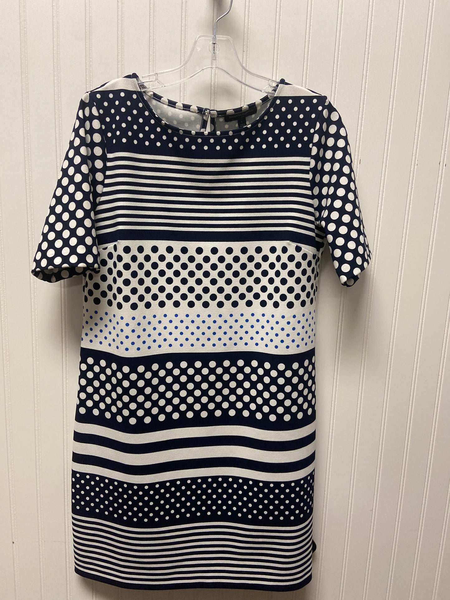 Dress Work By Banana Republic In Polkadot Pattern, Size: S