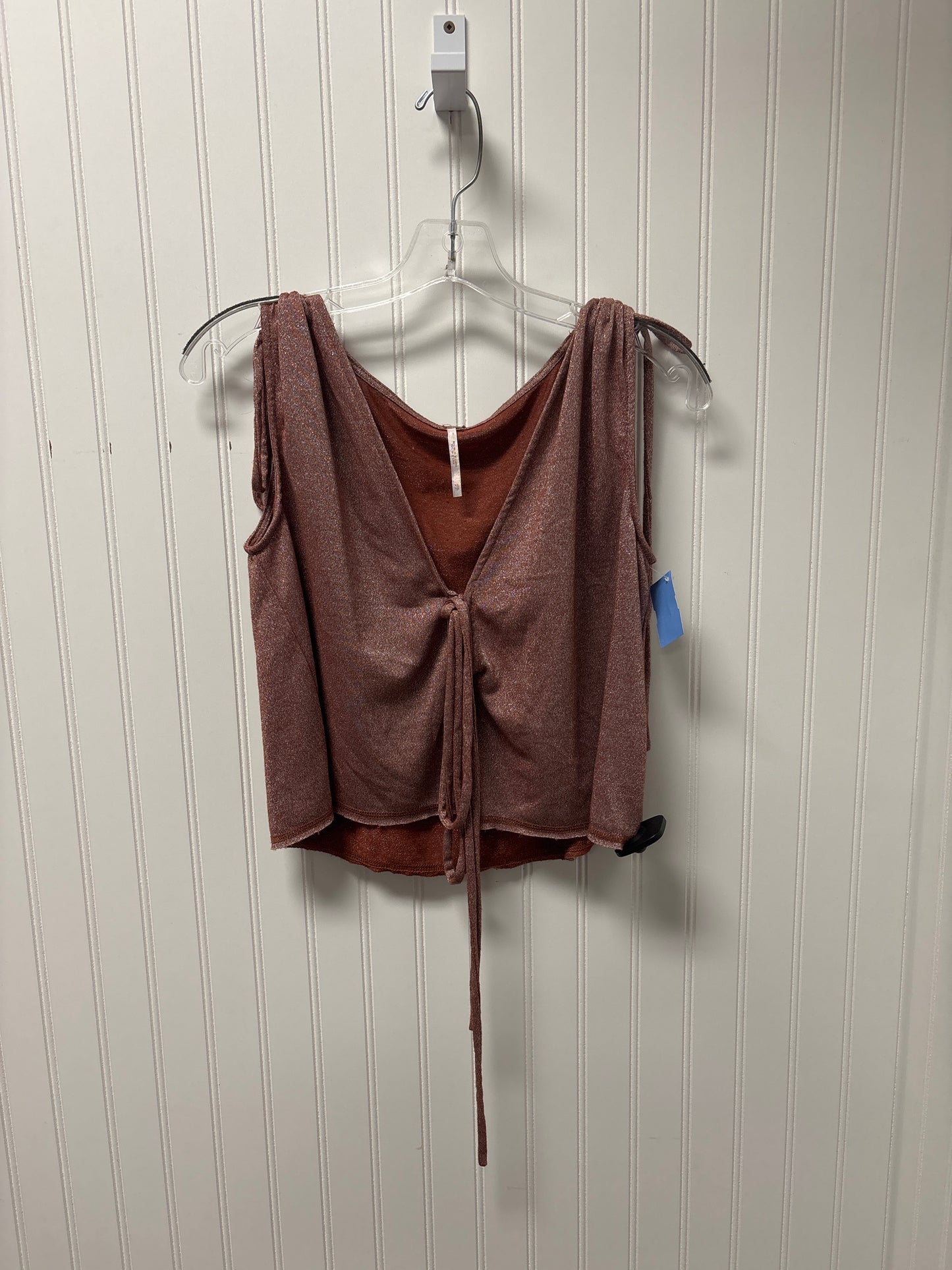 Top Sleeveless By Free People In Orange, Size: Xs