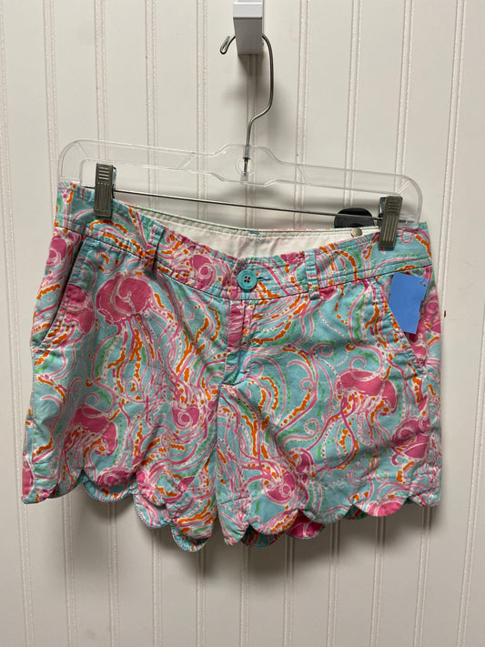 Shorts Designer By Lilly Pulitzer In Blue & Pink, Size: 0