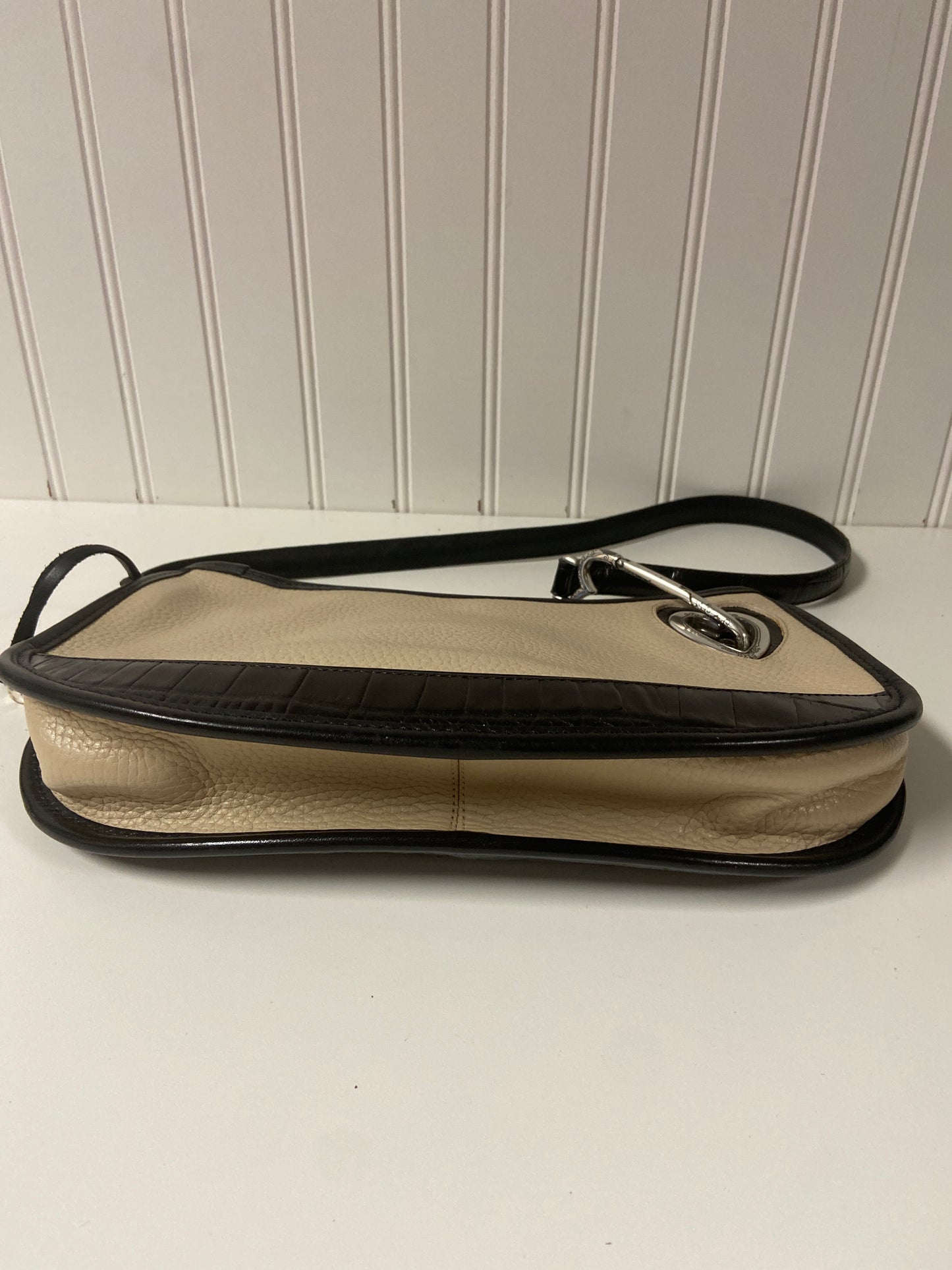 Handbag Leather By Brighton, Size: Medium