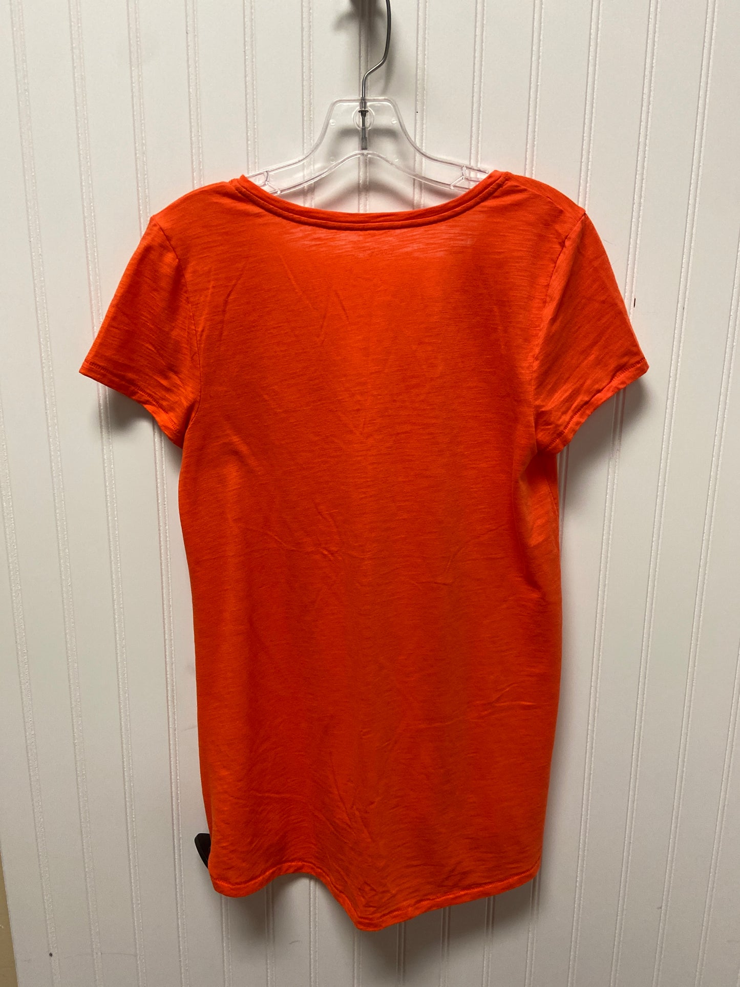 Top Short Sleeve Designer By Lilly Pulitzer In Orange, Size: S