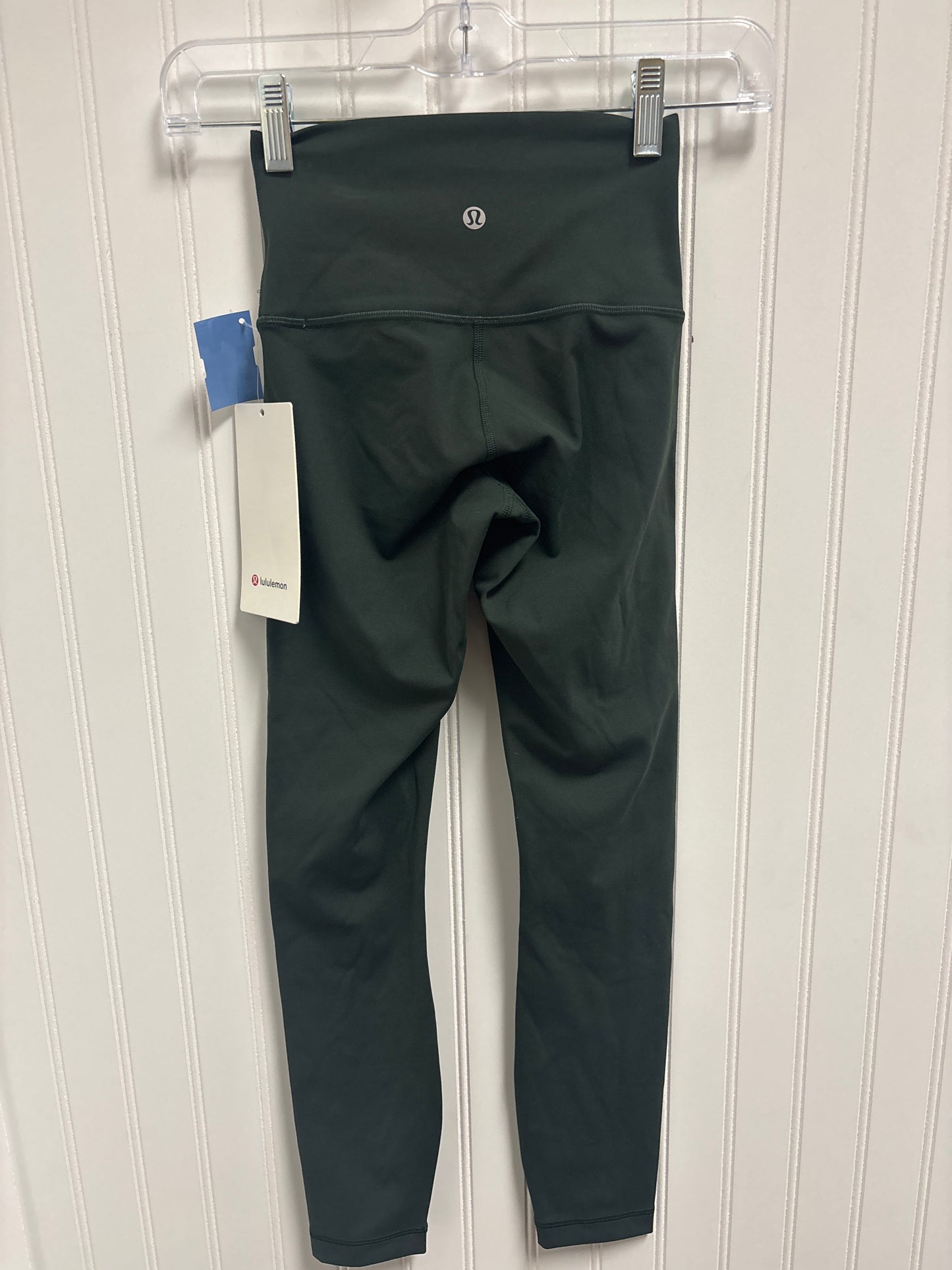 Athletic Leggings By Lululemon In Green, Size: Xs