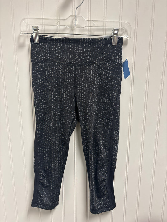 Athletic Leggings Capris By Lululemon In Black & White, Size: Xs