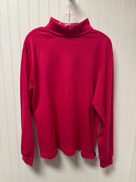 Top Long Sleeve Basic By West Bound In Pink, Size: Xl