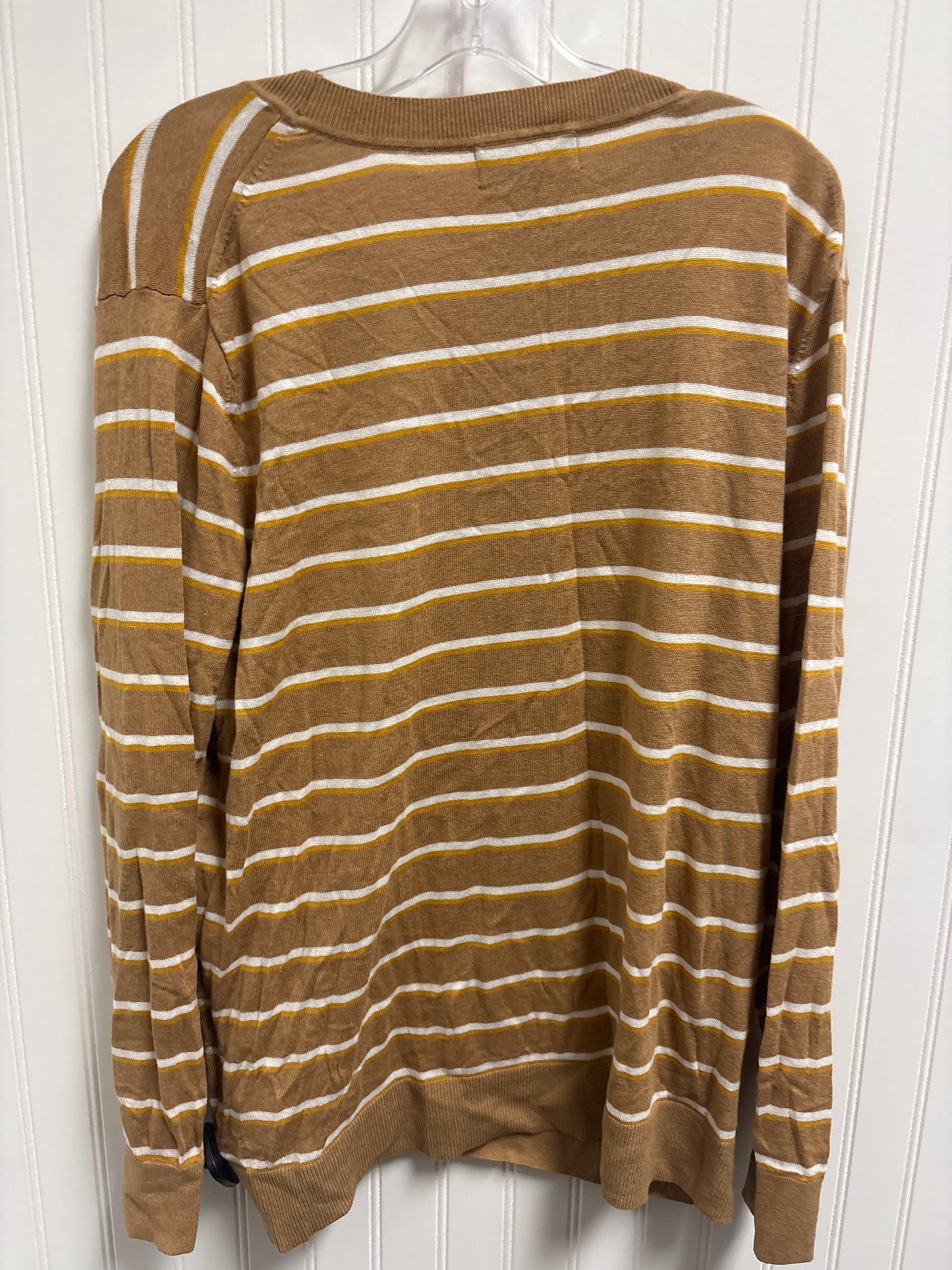 Sweater By Banana Republic In Striped Pattern, Size: 1x