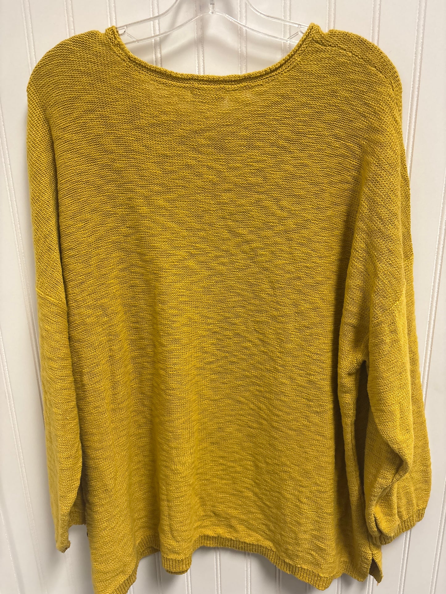 Sweater By J. Jill In Yellow, Size: 2x