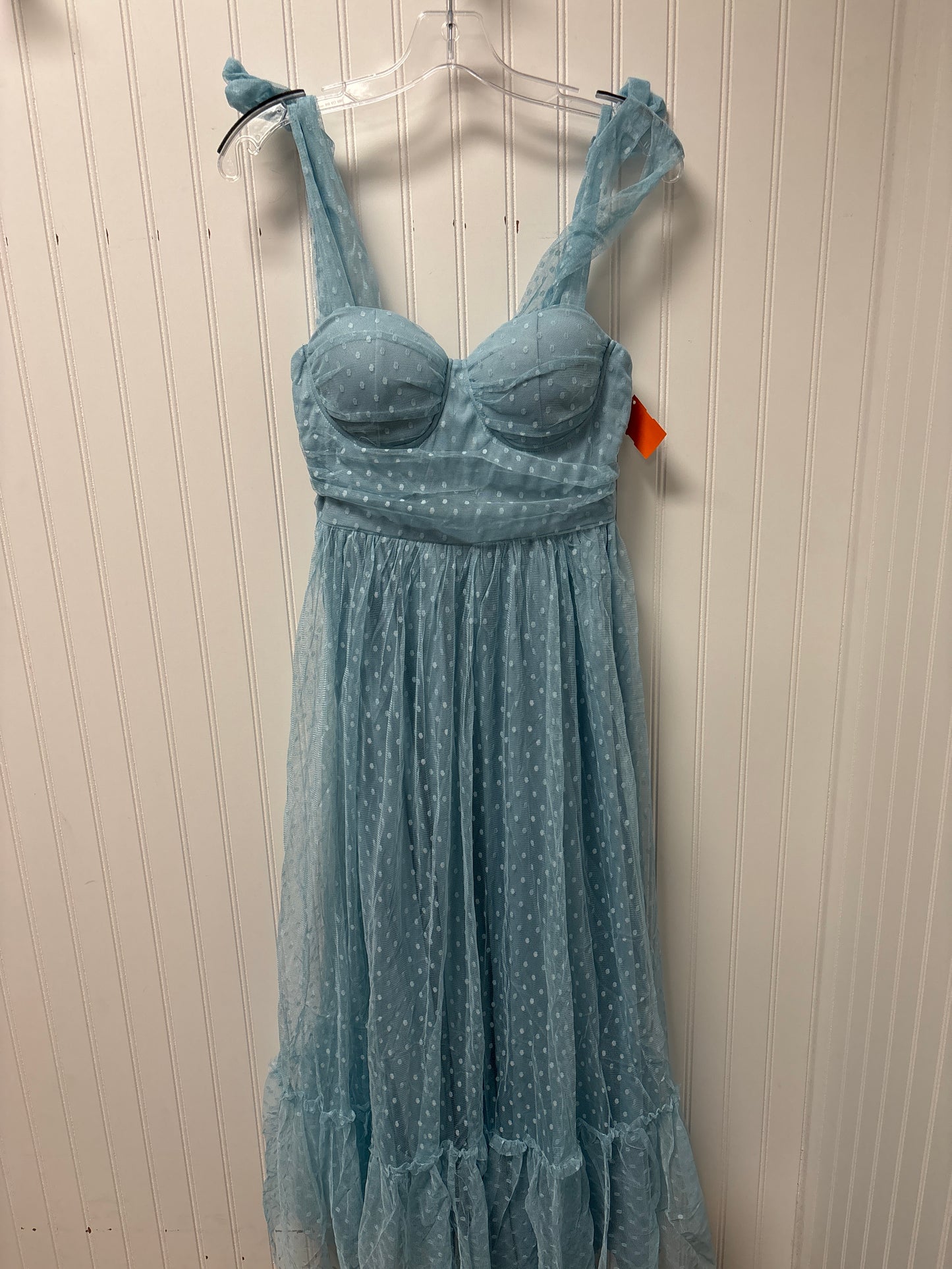 Dress Party Long By Clothes Mentor In Blue, Size: M