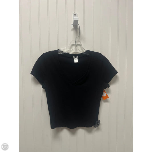 Top Short Sleeve Basic By Bozzolo In Black, Size: M