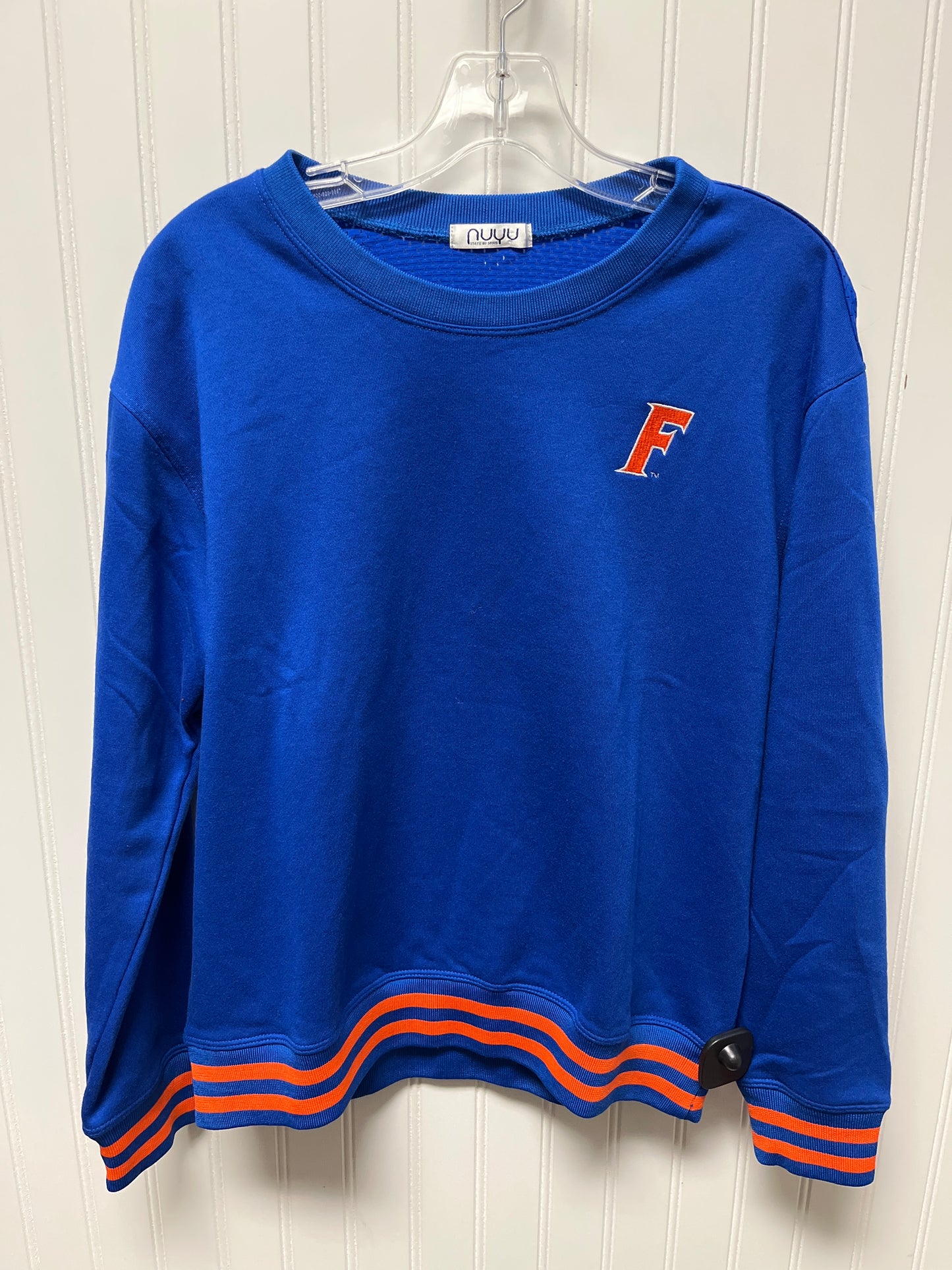 Athletic Top Long Sleeve Crewneck By Clothes Mentor In Blue, Size: S