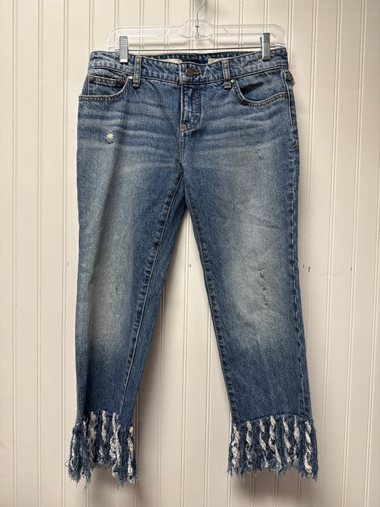 Jeans Straight By Pilcro In Blue Denim, Size: 2p