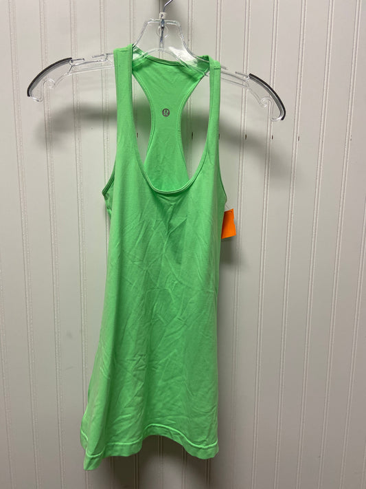 Athletic Tank Top By Lululemon In Green, Size: S