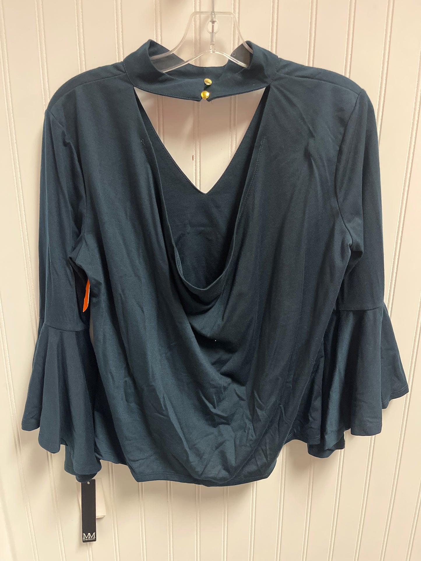 Top Long Sleeve By Clothes Mentor In Teal, Size: M