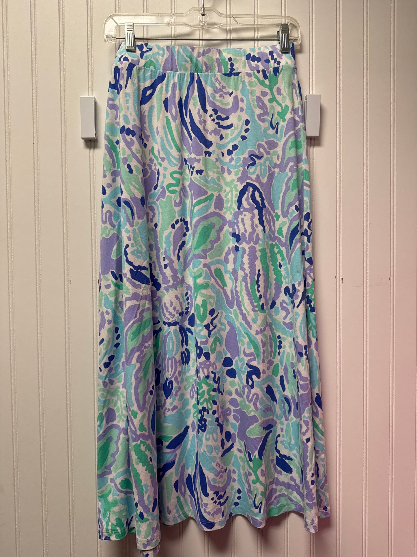 Skirt Designer By Lilly Pulitzer In Blue & White, Size: M