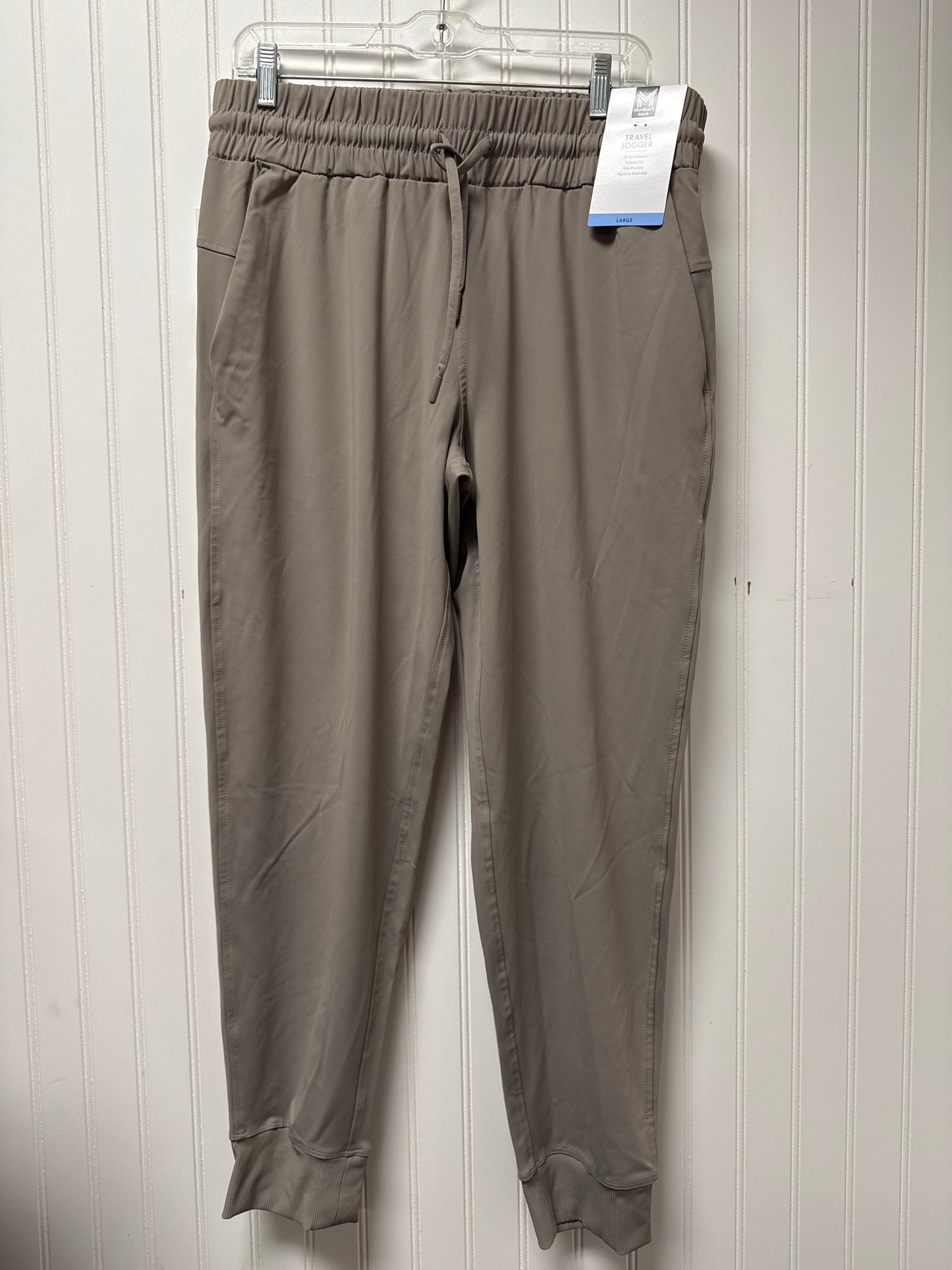 Athletic Pants By Members Mark In Grey, Size: L