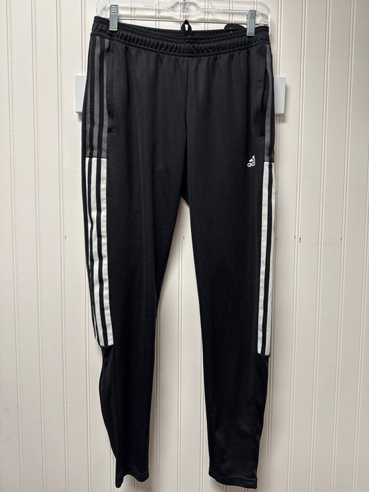 Athletic Pants By Adidas In Black & White, Size: S