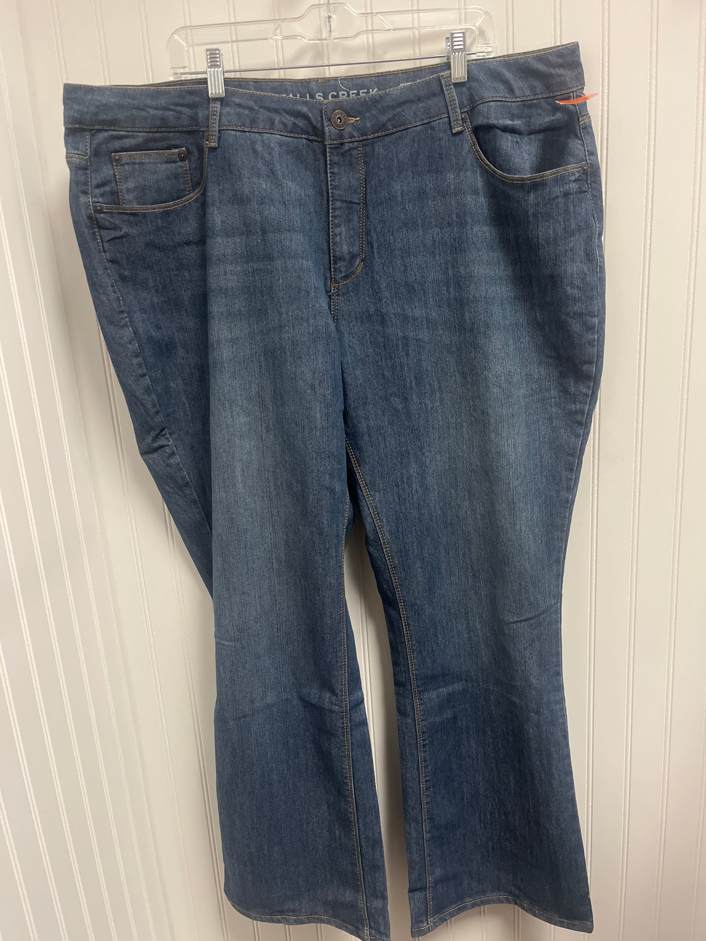 Jeans Boot Cut By Falls Creek In Blue Denim, Size: 24