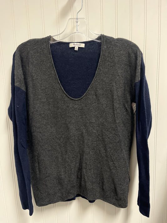 Sweater By Madewell In Blue & Grey, Size: M