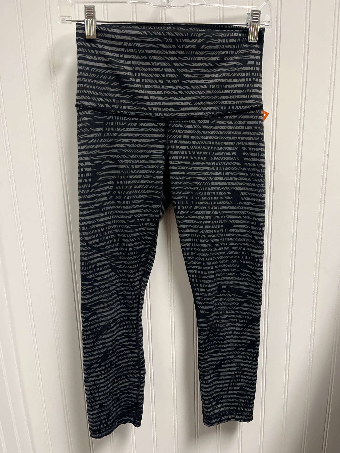 Athletic Leggings By Lululemon In Striped Pattern, Size: S