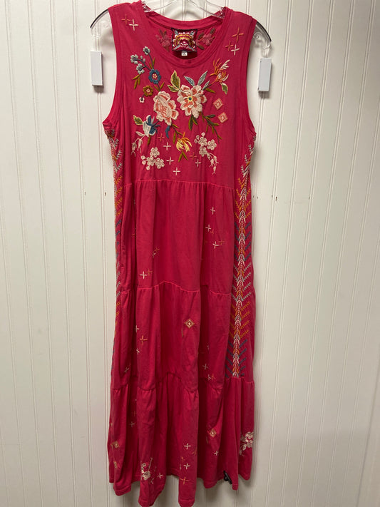 Dress Casual Maxi By Johnny Was In Pink, Size: M