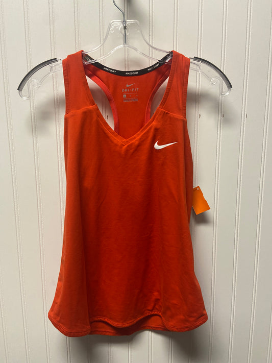 Athletic Tank Top By Nike In Red, Size: M